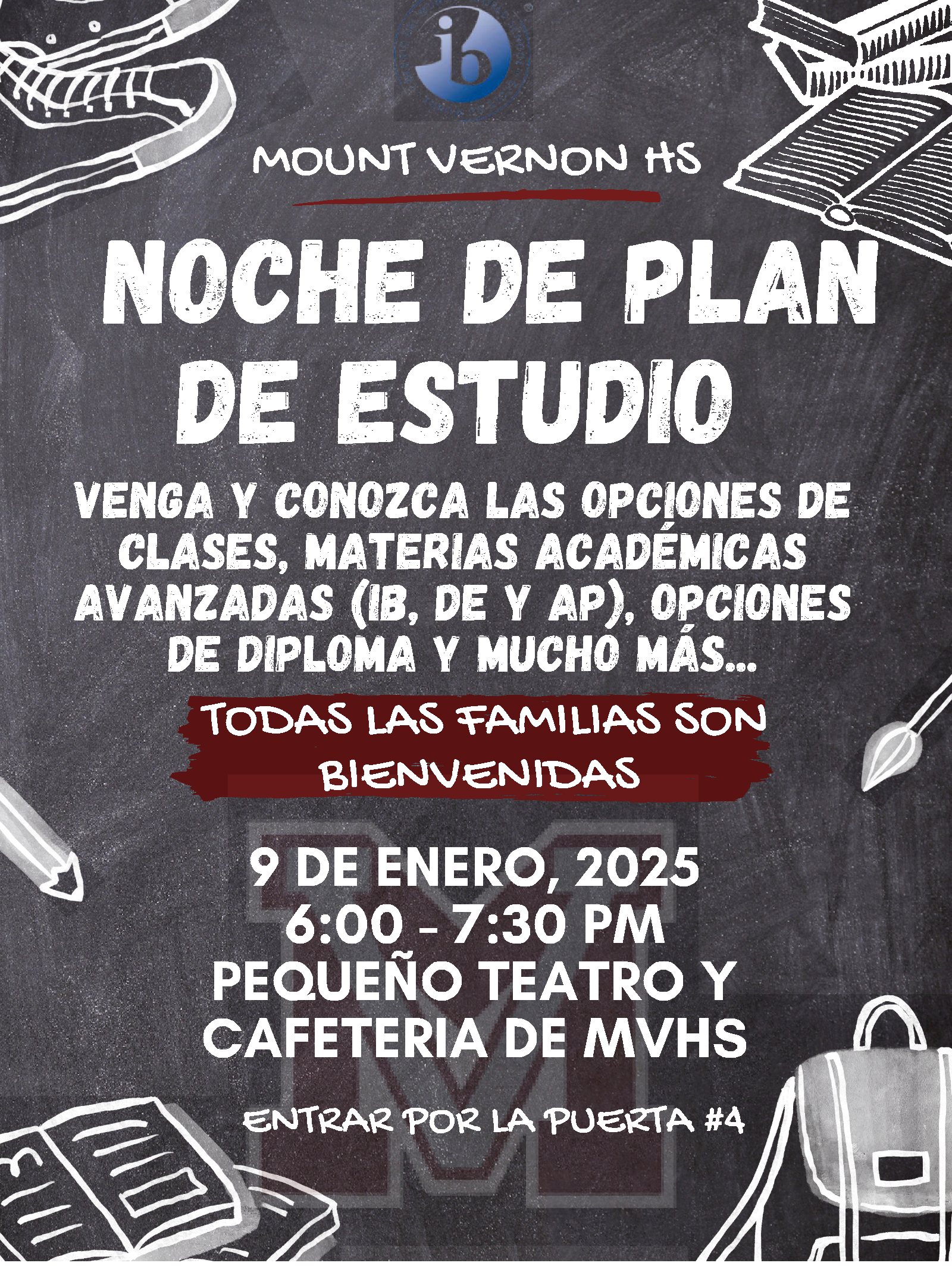 Image of Curriculum Night information in Spanish