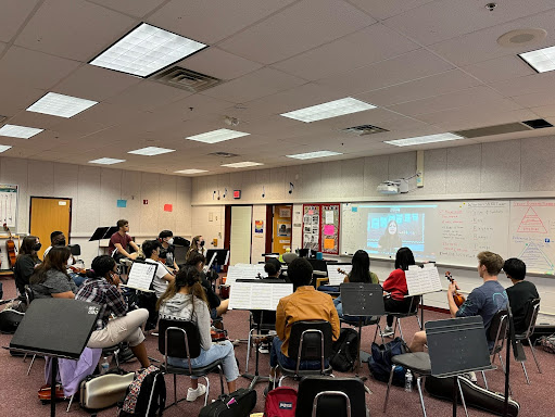 Image of Students during Zoom Conference with Composer Selena Ryan