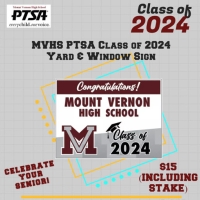 Image of the MVHS PTSA Window Sign Poster