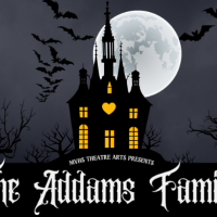 Image of the Addams Family flyer logo.